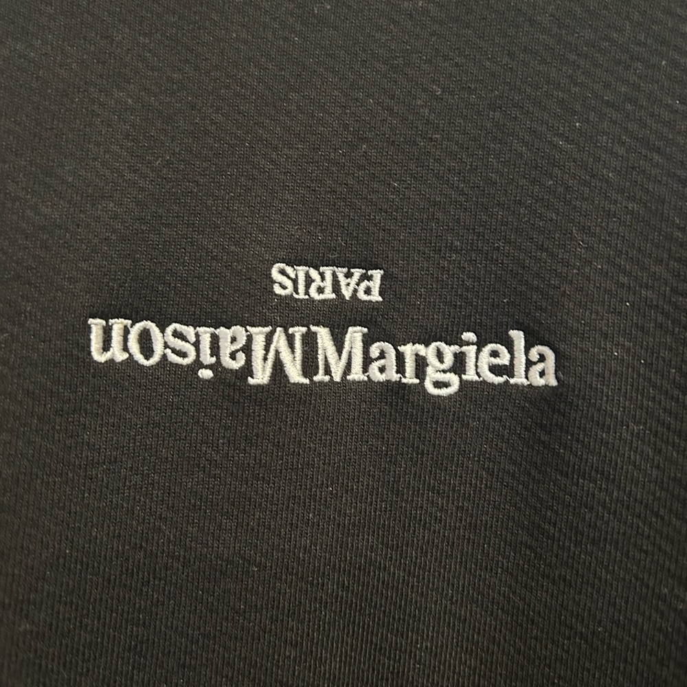 Maison Margiela Black Sweatshirt-Size 46/S-M
